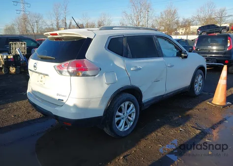 2014 Nissan Rogue Sv из США, поврежденный, VIN 5N1AT2MV2EC827951